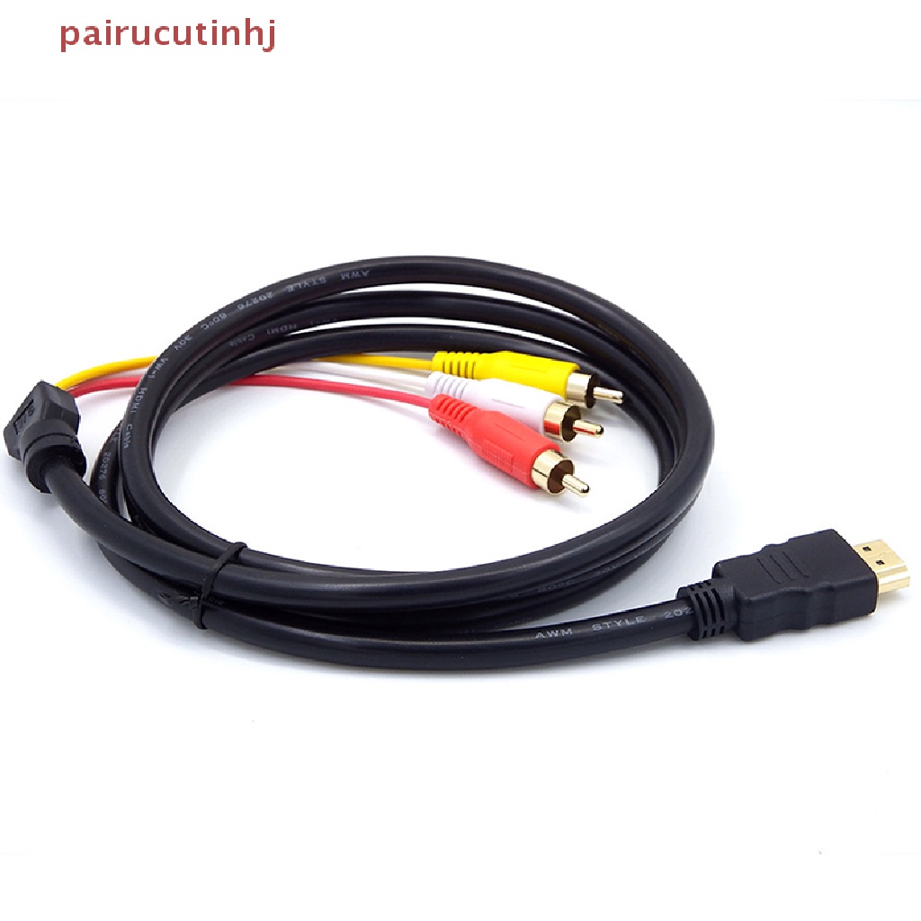Cáp Chuyển Đổi HDMI Sang 3 RCA AV Dài 1.5m Chuyên Dụng Cho HDTV 1080P