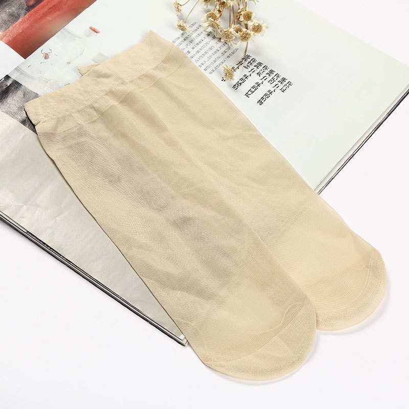 D266 Vớ Mỏng Mùa Hè Màu Sắc Ngẫu Nhiên 1 Cặp