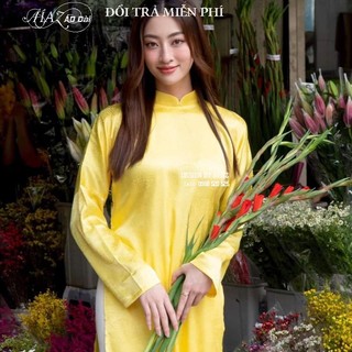 Áo dài cách tân nữ gấm tơ dáng suông al22