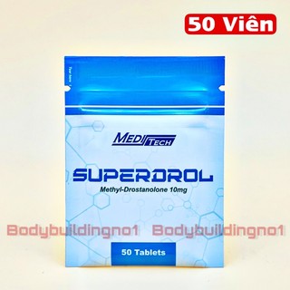 Tăng cơ giảm mỡ superdrol meditech gói 50 viên