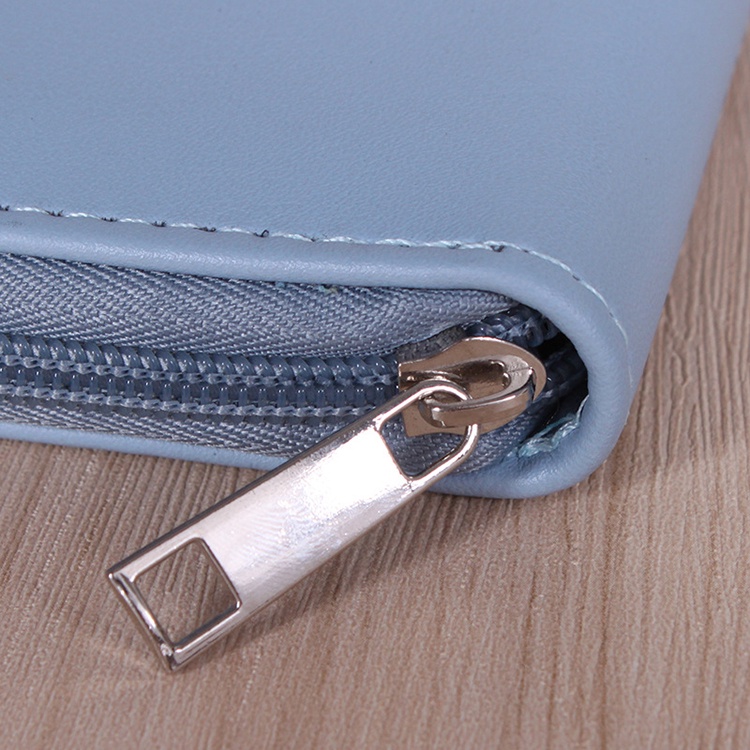 Ví Dài Vừa Có Khóa Kéo In Họa Tiết Đơn Giản Thời Trang Cho Nữ