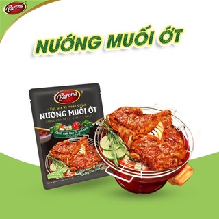 Xốt Nướng Muối Ớt Gia Vị Hoàn Chỉnh BARONA Nướng Muối Ớt 80g