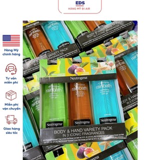Set 3 chai sữa tắm nuôi dưỡng và tái tạo da Neutrogena Rainbath Renewing Shower And Bath Gel - EDS Hàng Mỹ