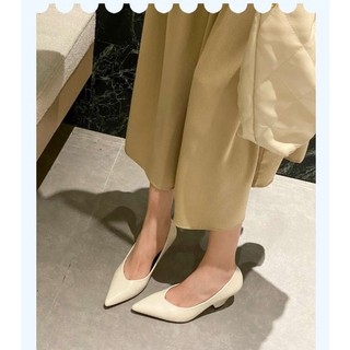 Giầy be ,mũi nhọn-g551