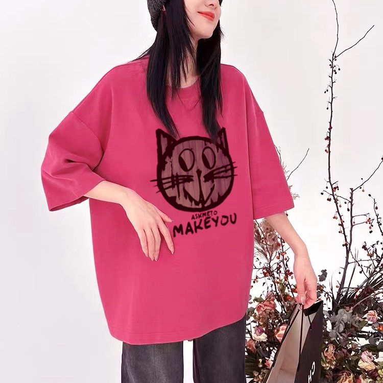NRVP Áo Thun 100% Cotton Tay NgắN Plus Size Cho Nam Và Nữ