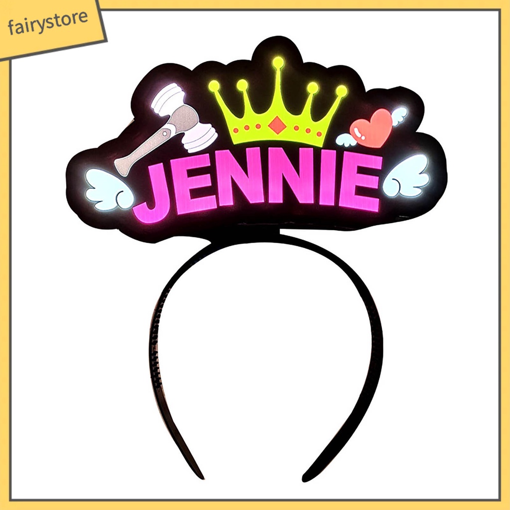 [Fairy1] Băng Đô Màu Đen Bằng Acrylic Chống Trượt Có Thể Tháo Rời Hỗ Trợ Quạt