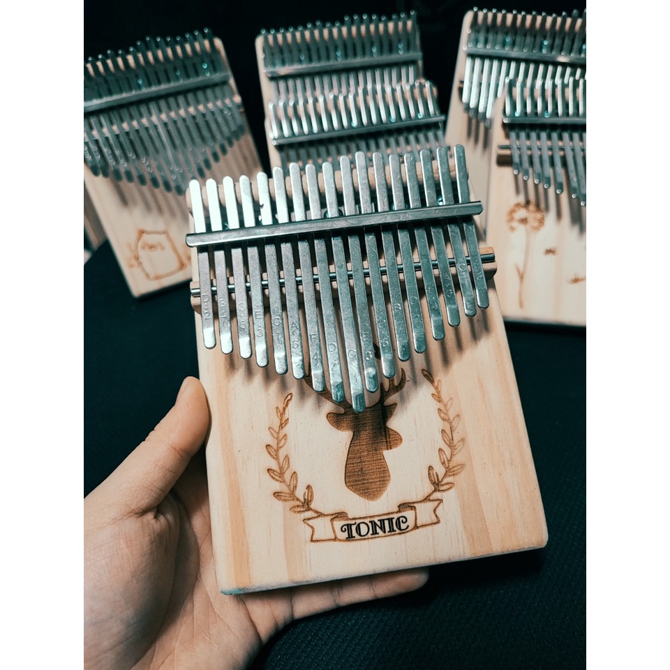 Đàn kalimba hộp cộng hưởng giá rẻ dreamcatcher cho bạn mới tập chơi- Tặng búa chỉnh âm
