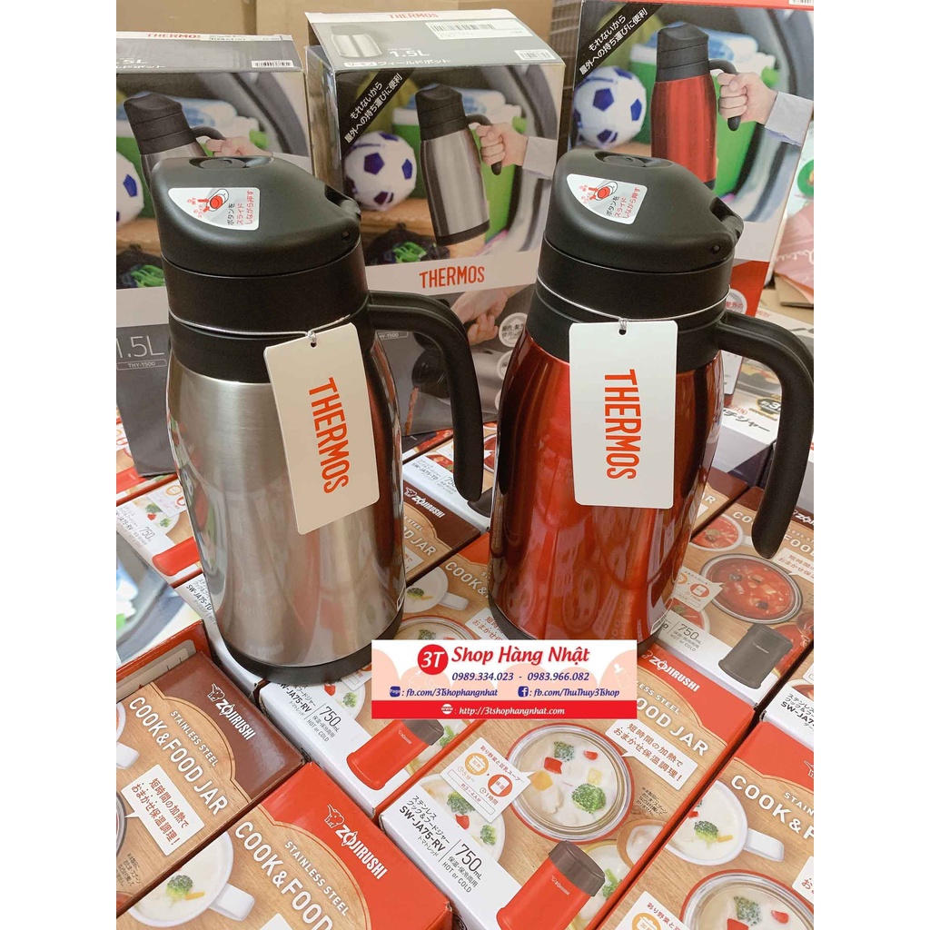 Bình nước giữ nhiệt Thermos 1.5L THY-1500