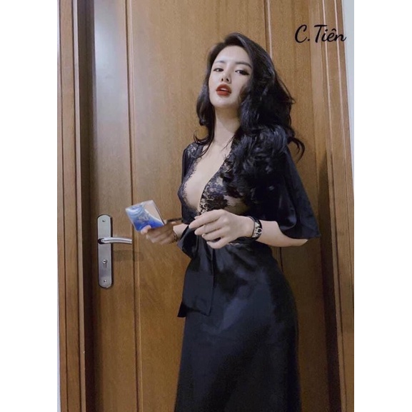 Sét đồ ngủ piijama hàng thiết kế siêu sang- chất lụa mịn mát loại 1