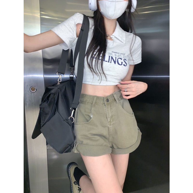 Áo polo Tay Ngắn Thiết Kế Mới Thời Trang Mùa Hè Dành Cho Nữ