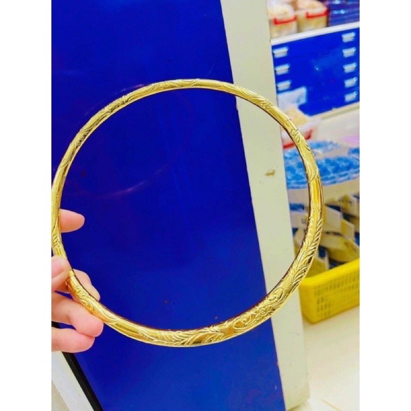 Kiềng cươi mạ vàng 24k tặng kèm hôp nhung minh anh 09