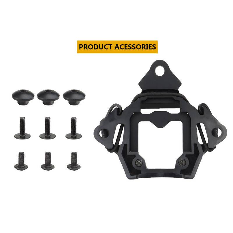 Fit FAST Helmet Multi-function Equipment Adapter Base Tactical Helmet Mount Adapter Night Vision Equipment Bracket for Hunting Helmet FAST Hunting Accessories