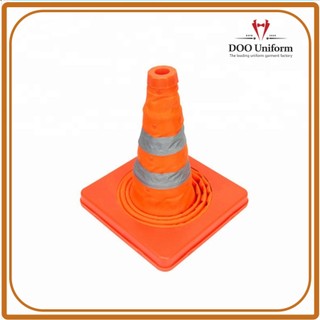 Cọc tiêu chóp nón giao thông co rút Hàn Quốc 48 cm