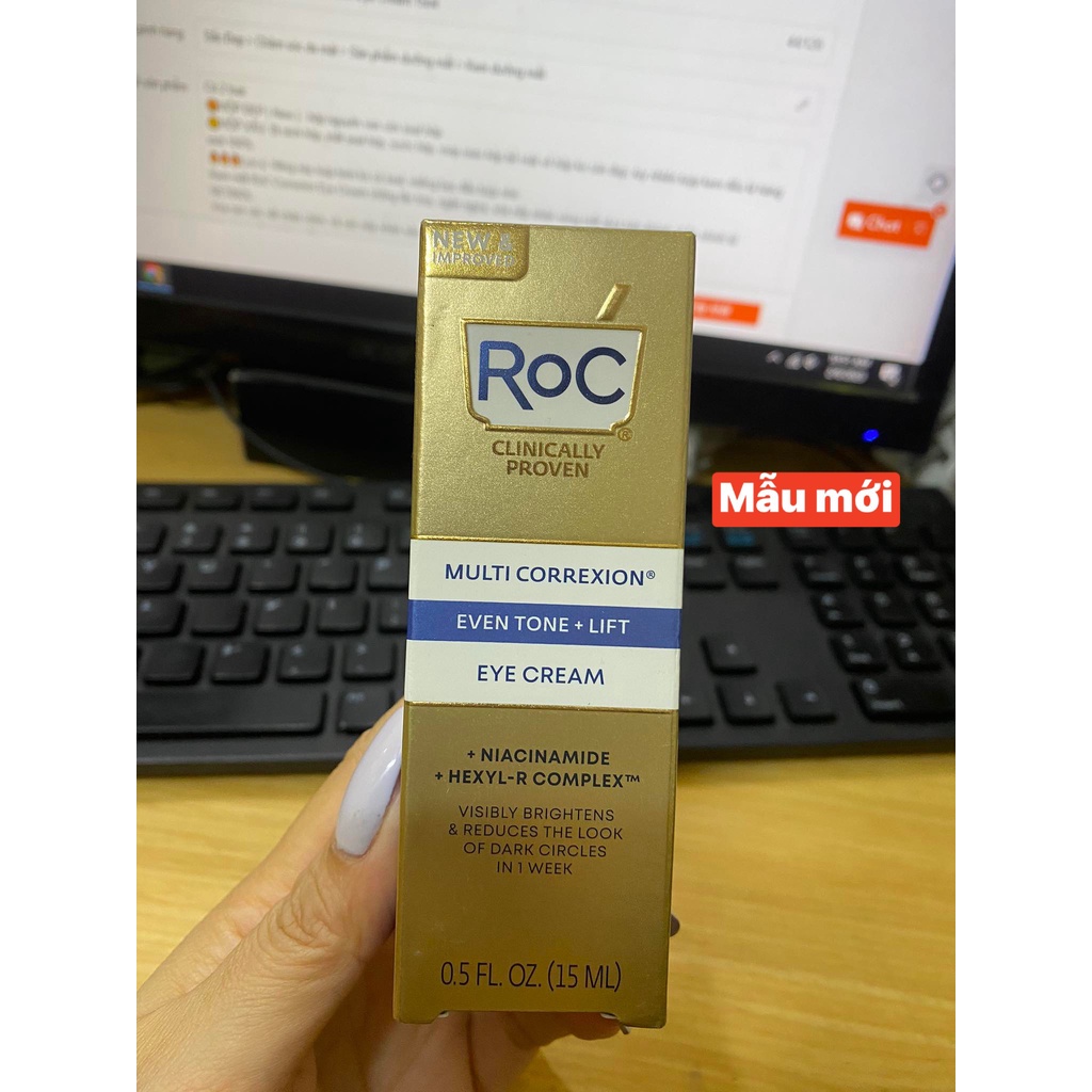 Kem dưỡng mắt RoC Multi Correxion 5 In 1 Eye Cream 15ml