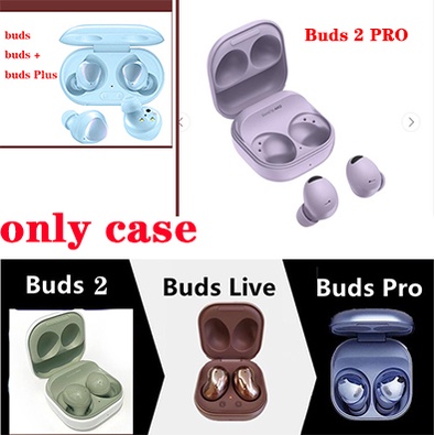 Vỏ Bảo Vệ Hộp Sạc Tai Nghe Samsung Galaxy buds 2Pro / buds live / buds Pro Bằng Silicon Trong Suốt Kèm Móc Khóa Hình Gấu Dễ Thương