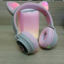 Có Mic ] Tai Nghe Tai Mèo Cao Cấp Không Dây HEADPHONE CATEAR Model BT028C Bluetooth 5.0 Chống Ồn, Bass Chắc, Êm Tai