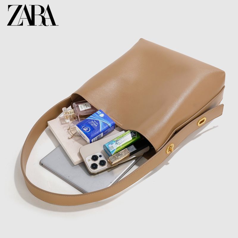 Túi Đeo Chéo Một Bên Vai Sức Chứa Lớn Mẫu Mới 2023Zara Phong Cách Retro