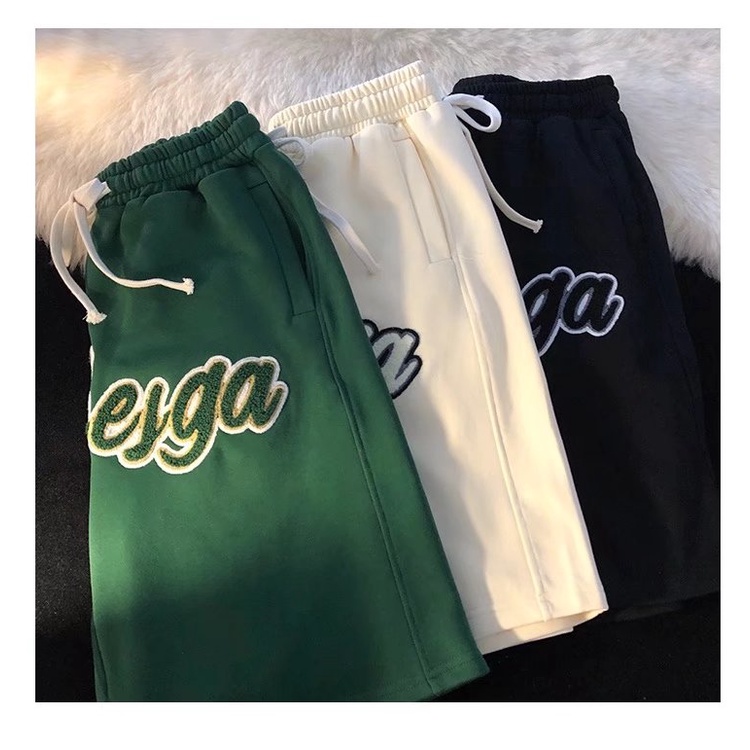 Quần Short Thêu Họa Tiết Phong Cách Hip hop Thời Trang Mùa Hè Cho Nam