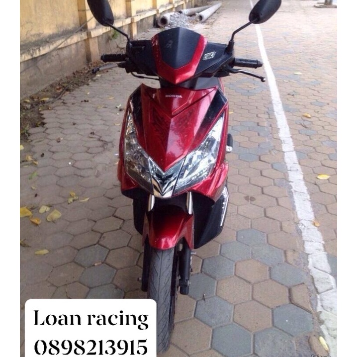 DÀN ÁO AIR BLADE THÁI MÀU ĐO HOA VĂN ZIN CHÍNH HÃNG HONDA THÁI LAN