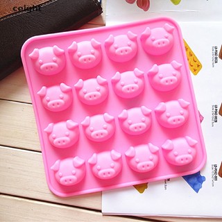 Khuôn Silicon Làm Đá / Chocolate Hình Chú Heo Đáng Yêu