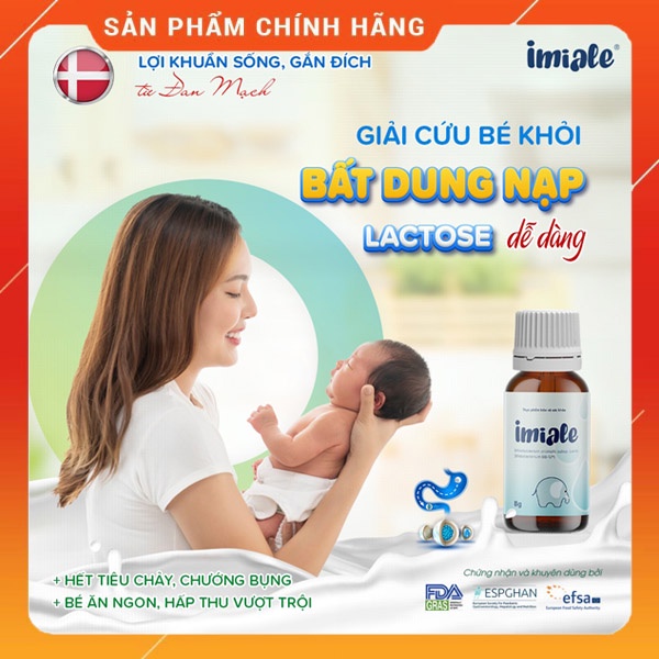 🎁 𝐈𝐌𝐈𝐀𝐋𝐄 - MEN VI SINH BỔ SUNG LỢI KHUẨN CHO TIÊU HÓA: Hỗ Trợ Trẻ Rối Loại Tiêu Hóa, Táo Bón, Biếng 