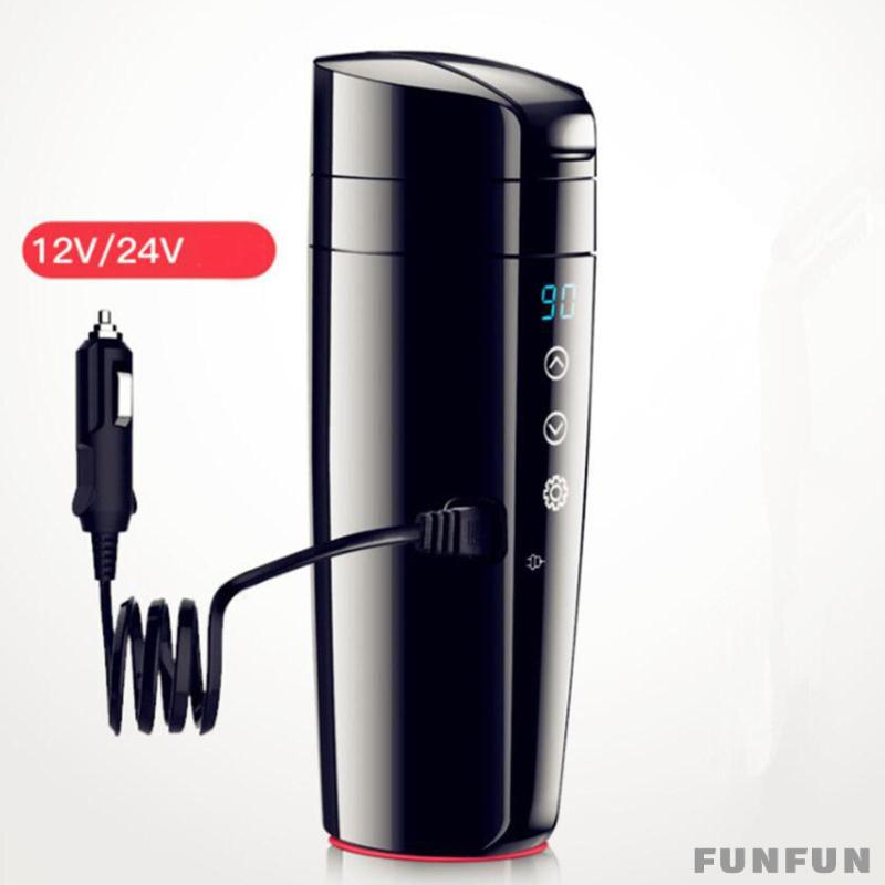 Ấm Đun Nước Bằng Thép Không Gỉ Funfun1 12V 24V Dành Cho Cắm Trại
