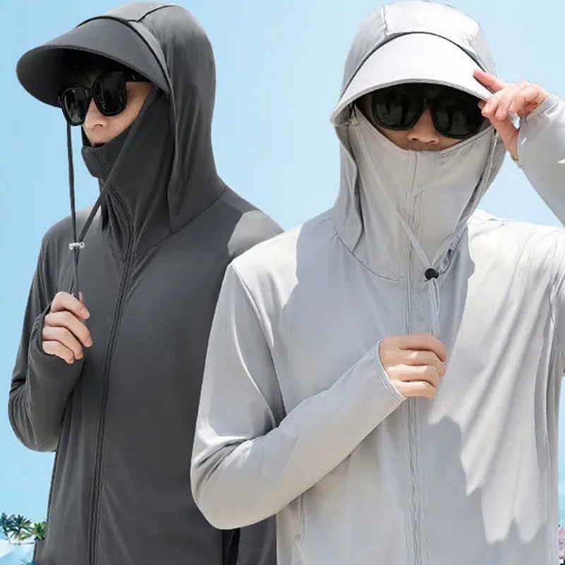 Áo Khoác Câu Cá Chống Nắng Tia UV Nhanh Khô Thời Trang Cho Nam Và Nữ