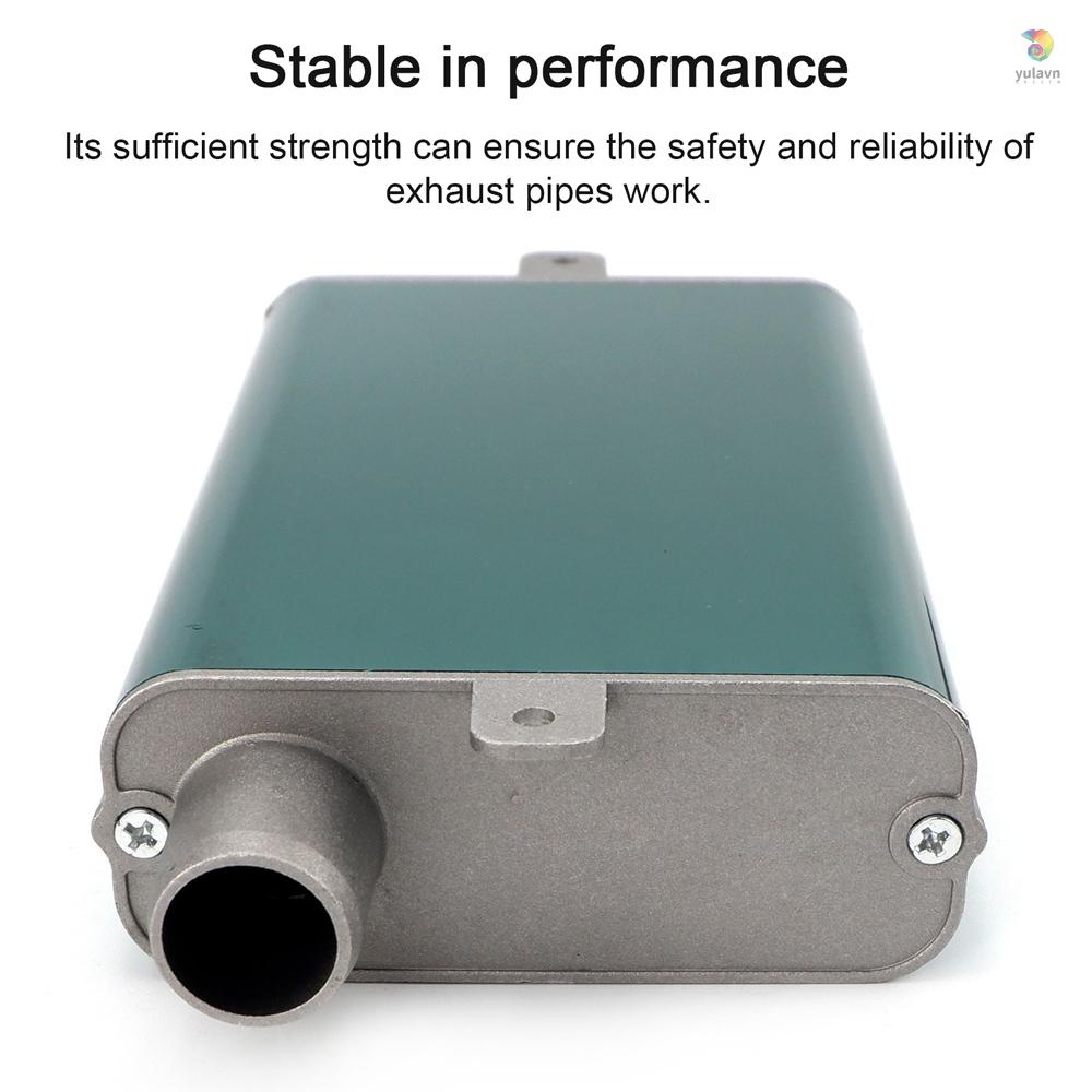Ống Pô Xả Khí 24mm Giảm Ồn Kèm 2 Kẹp Và 2 Ốc Vít Chuyên Dụng Cho Xe Hơi