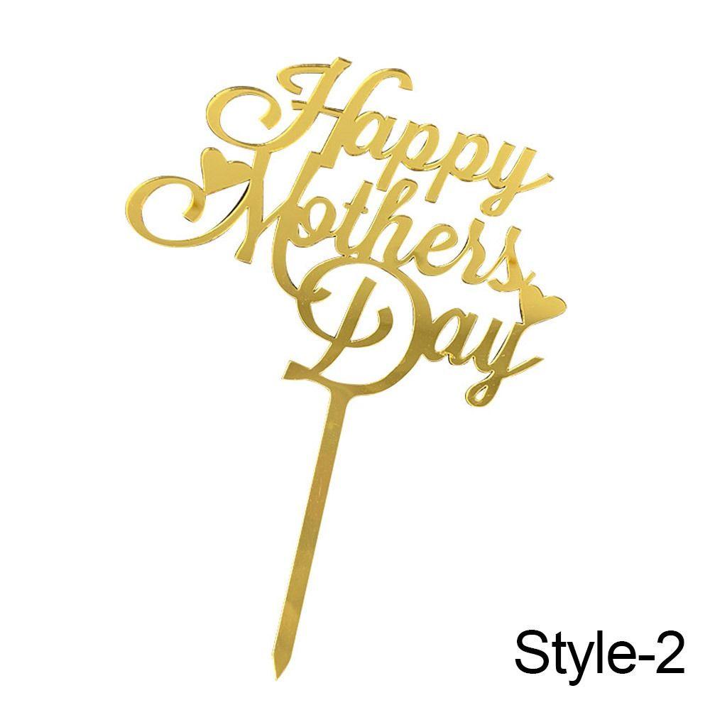 YNATURAL Set 10 Phụ Kiện Trang Trí Bánh Kem Hình Lá Cờ Màu Vàng