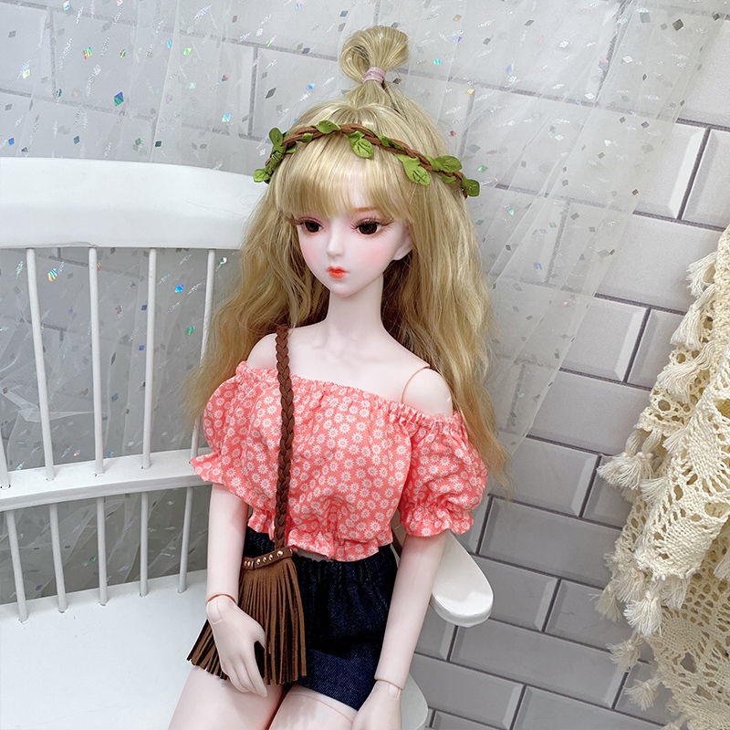 Đầm Công Chúa Băng Giá 60cm 3 Điểm Loli bjd 5.11 Cho Búp Bê Barbie