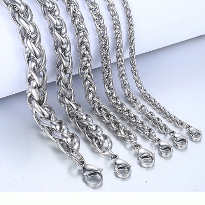 Vòng tay nam nữ LETIS VT63 hợp kim màu bạc, lắc tay phong cách hiện đại cá tính chất liệu bền bĩ không gỉ