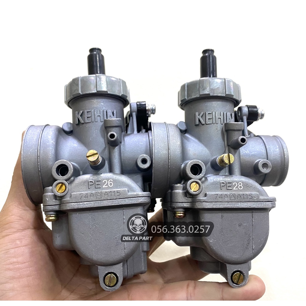 Bình xăng con  LS họng 28 & họng 26 Wave Dream Sirius Exciter 135