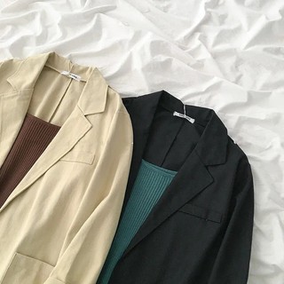 ORDER- Áo Blazer Kaki 2 màu