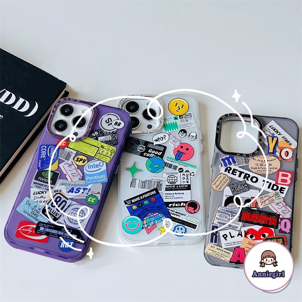 Ốp Điện Thoại TPU Mềm Chống Sốc In Nhãn Dán Mã Vạch Sang Trọng Cho IPhone 11 14 Pro Max 13 12 11 Pro Max