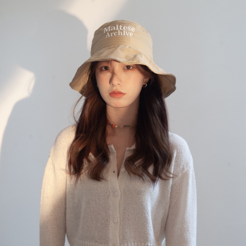 HMH®Mũ bucket vành rộng in chữ cao cấp chất liệu vải mềm mịn cao cấp 2 lớp chống nắng mới