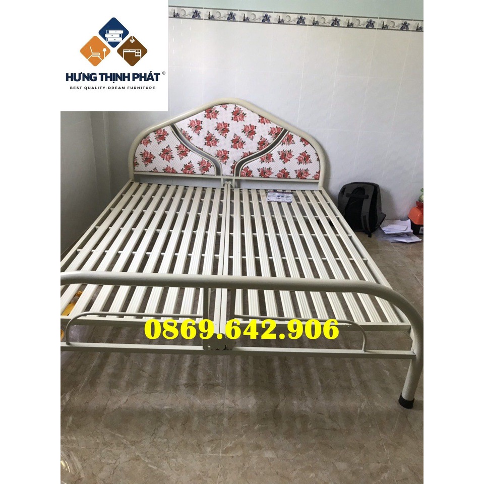 giường ngủ sắt đơn đủ kích thước cao cấp. sdy.