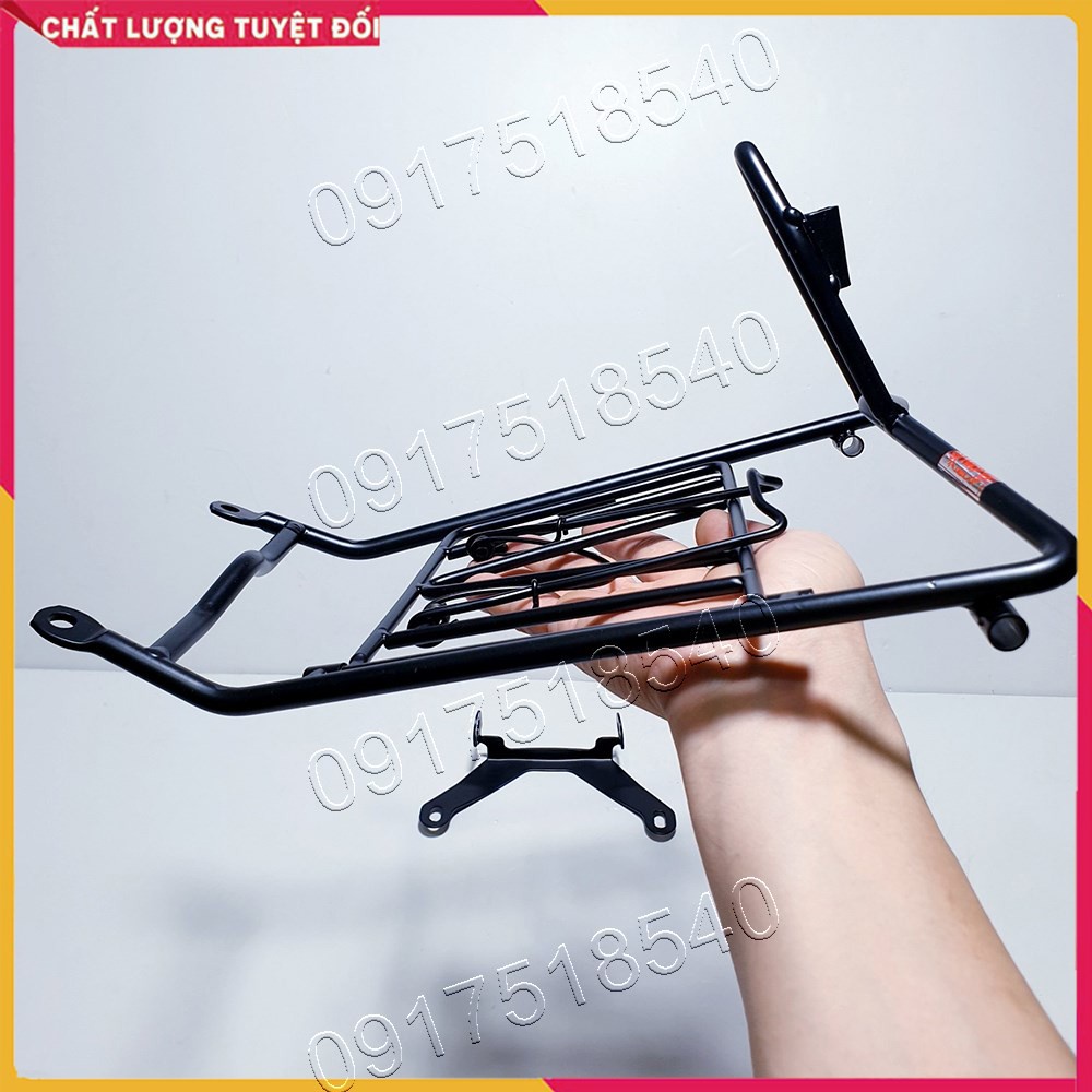 Baga Giữa Inox Sơn Đen Tĩnh Điện Dầy 10ly Gắn YAMAHA NVX V1