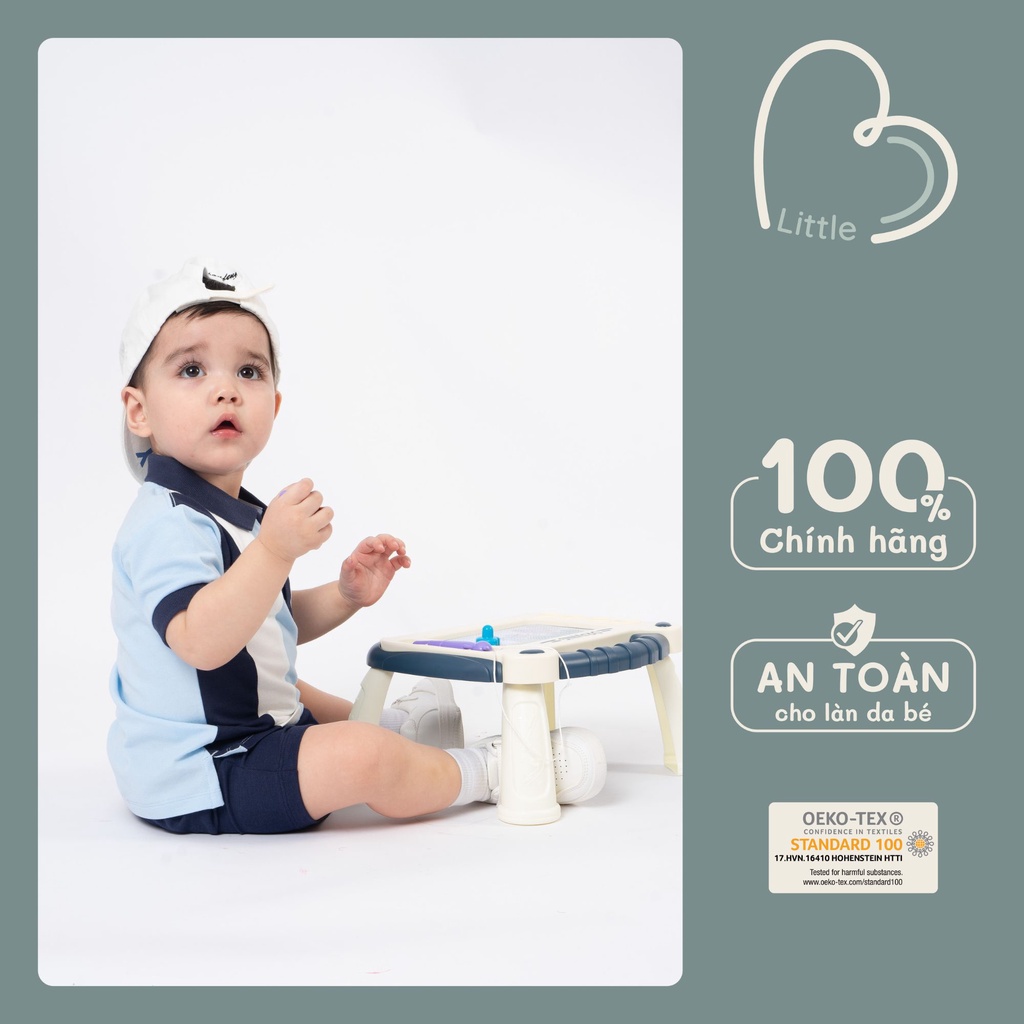 Áo ngắn tay Ponie phối ngực BU PONIE