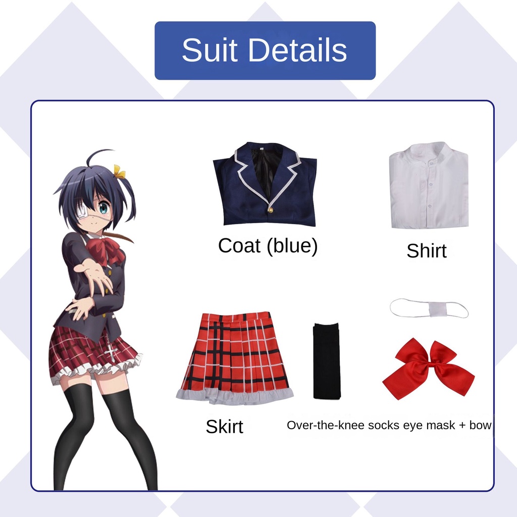Trang Phục Hóa Trang Takanashi Rikka Nhân Vật Anime Love Chunibyo Takanashi Rikka
