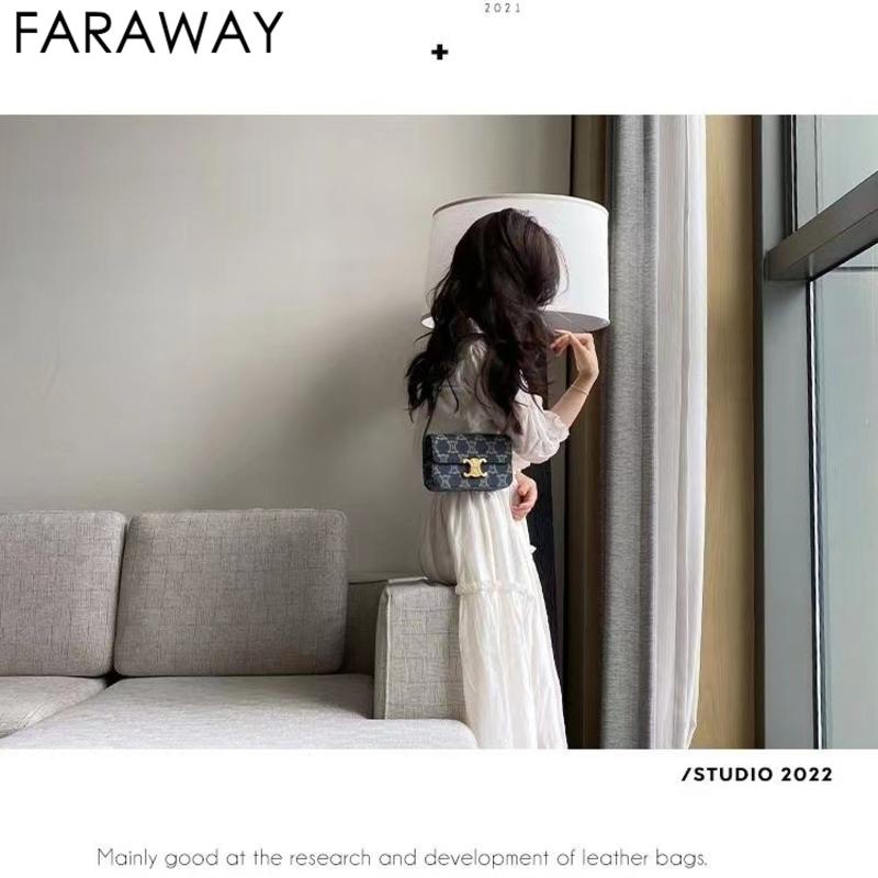 Túi Đeo Chéo denim Mẫu Mới 2022 Phong Cách retro Thời Trang Cho Nữ