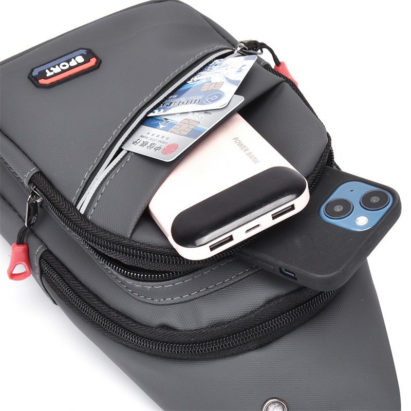 Túi Đeo Chéo Ngực Chống Thấm Nước Thời Trang Cá Tính Cho Nam