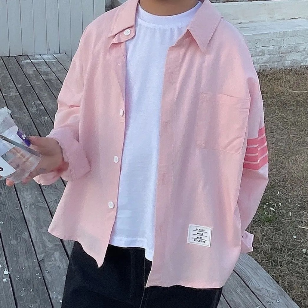 Áo Sơ Mi Kẻ Sọc Thời Trang Mùa Xuân Cho Bé