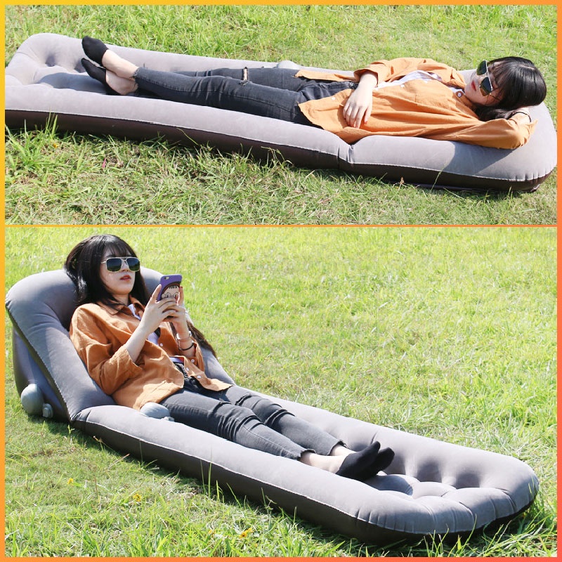 Thảm Bơm Hơi Tự Động Chống Ẩm Hình Cá LOCO Cho Hoạt Động Ngoài Trời