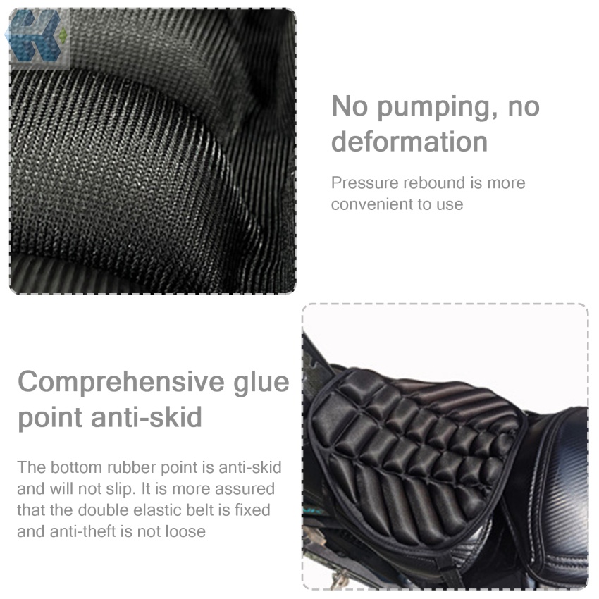 Vỏ Bọc Đệm Ghế Ngồi Xe Máy 3D Giảm Xóc Tiện Dụng