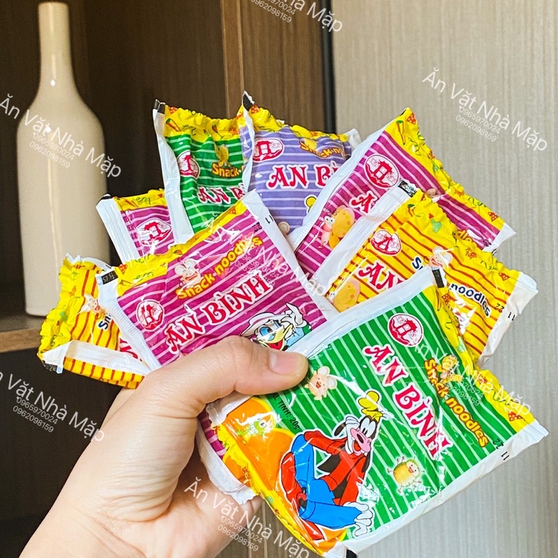 Bimbim Mỳ Tôm An Bình Snack Noodles - Snack Mì Trẻ Em