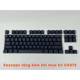 Kit bàn phím cơ custom Fuhlen CK87S (hotswap XUÔI, sandwich mount, RGB)