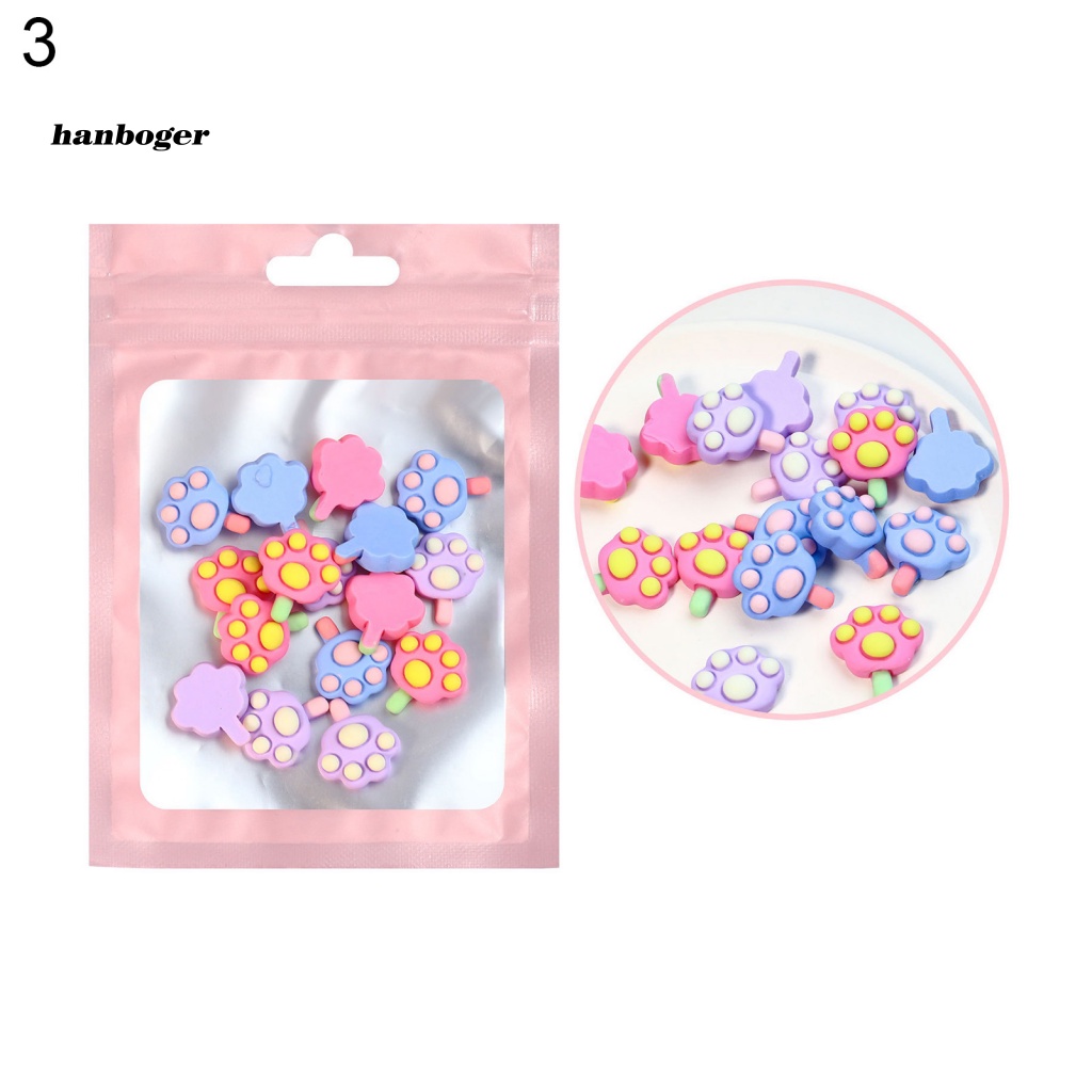 Set 20 Phụ Kiện Trang Trí Móng Tay 3D Họa Tiết Hoạt Hình Xinh Xắn