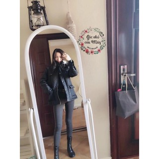 [ORDER] Áo phao trần trám thắt eo Ulzzang
