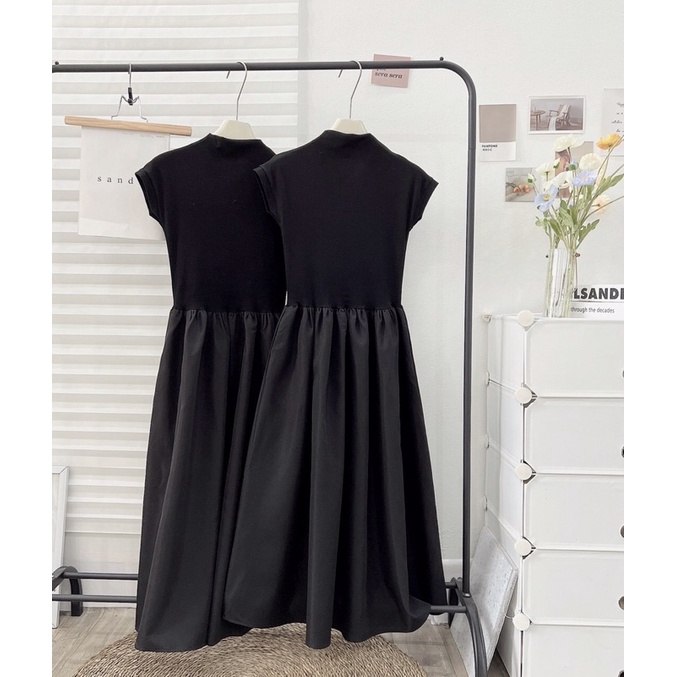 Váy Maxi Thun Tăm Ulzzang, Đầm Nữ Dáng Dài Tiểu Thư Có Túi Hông | BigBuy360 - bigbuy360.vn