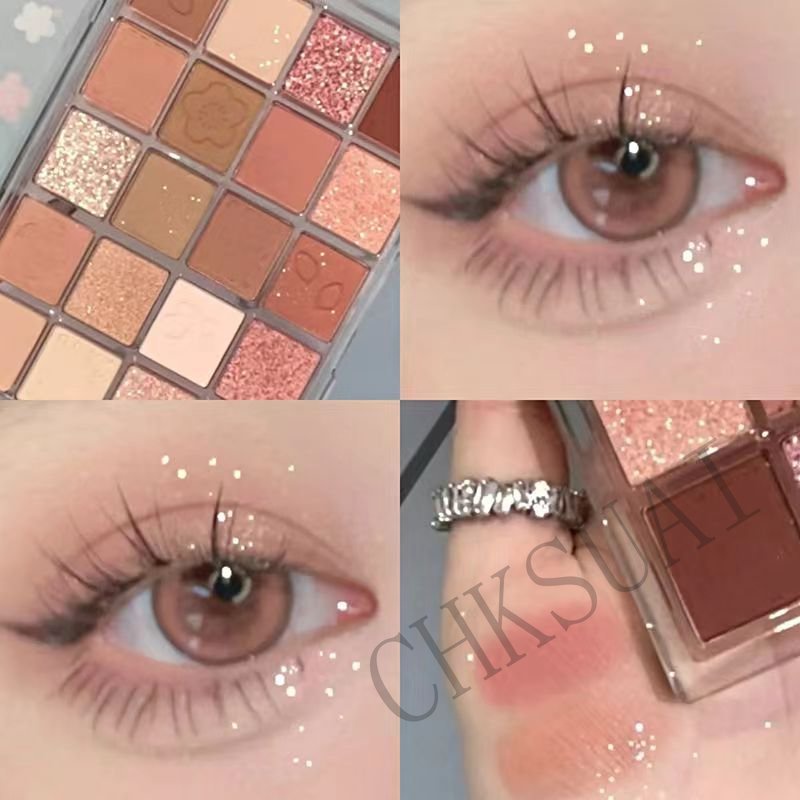 Bảng Phấn Mắt 20 Màu Lì / Nhũ Ngọc Trai Tông Đất Kích Thước Lớn Thời Trang